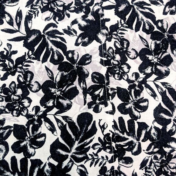 Briggs Linen Blend Dress Womens XL Floral Midi Sundress Spring Summer Resortwear - Picture 3 of 7